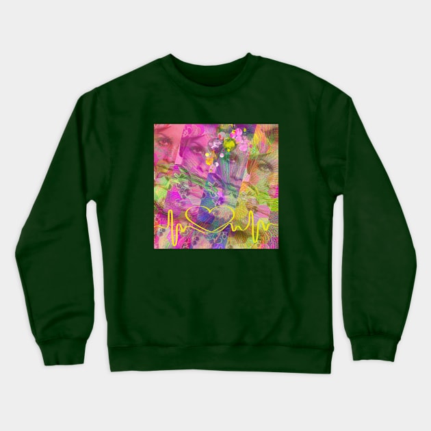 A Pastel Twiggy Fantasy Crewneck Sweatshirt by Key2MyArt